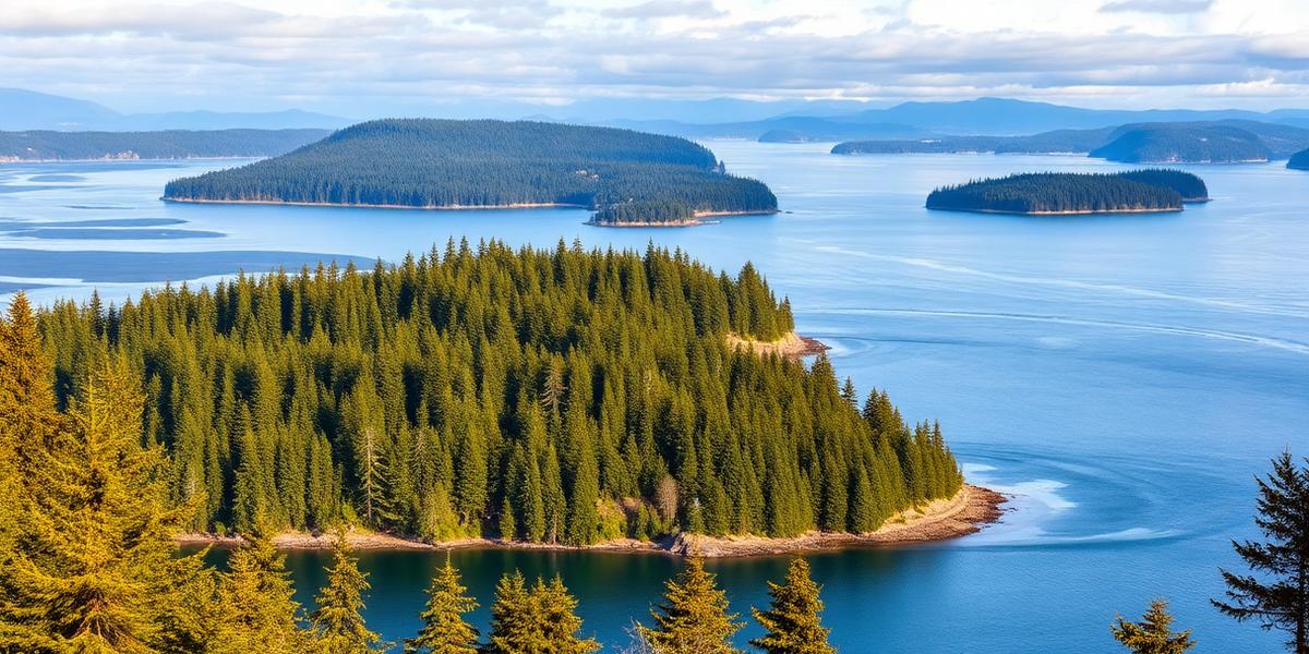 Lummi Island landscape showing the community we serve